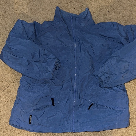 Women’s Columbia 3 in 1 jacket blue great condition! L large ski! - Picture 12 of 15